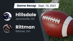 Recap: Hillsdale  vs. Rittman  2021