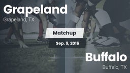 Matchup: Grapeland vs. Buffalo  2016