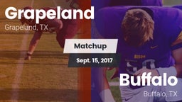 Matchup: Grapeland vs. Buffalo  2017