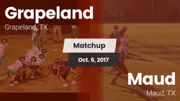 Matchup: Grapeland vs. Maud  2017