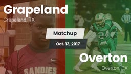 Matchup: Grapeland vs. Overton  2017