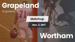 Matchup: Grapeland vs. Wortham 2017
