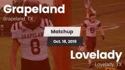 Matchup: Grapeland vs. Lovelady  2019