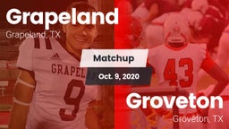 Matchup: Grapeland vs. Groveton  2020