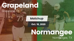Matchup: Grapeland vs. Normangee  2020