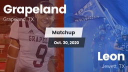 Matchup: Grapeland vs. Leon  2020