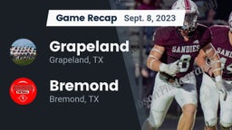 Recap: Grapeland  vs. Bremond  2023