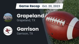 Recap: Grapeland  vs. Garrison  2023