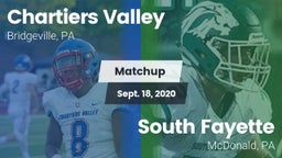Matchup: Chartiers Valley vs. South Fayette  2020
