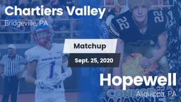 Matchup: Chartiers Valley vs. Hopewell  2020