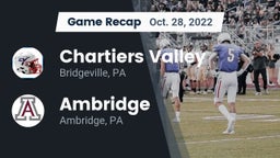 Recap: Chartiers Valley  vs. Ambridge  2022