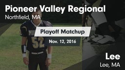 Matchup: Pioneer Valley Regio vs. Lee  2016