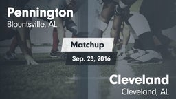 Matchup: Pennington vs. Cleveland  2016