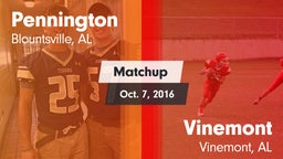 Matchup: Pennington vs. Vinemont  2016