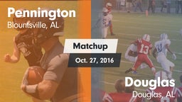 Matchup: Pennington vs. Douglas  2016