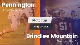Matchup: Pennington vs. Brindlee Mountain  2017