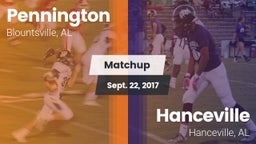 Matchup: Pennington vs. Hanceville  2017