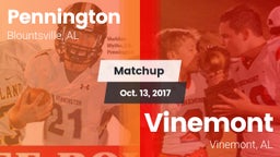 Matchup: Pennington vs. Vinemont  2017