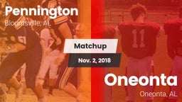 Matchup: Pennington vs. Oneonta  2018