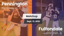 Matchup: Pennington vs. Fultondale  2019