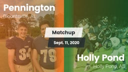 Matchup: Pennington vs. Holly Pond  2020