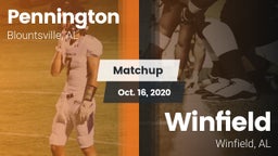 Matchup: Pennington vs. Winfield  2020