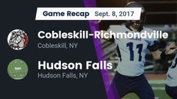 Recap: Cobleskill-Richmondville  vs. Hudson Falls  2017