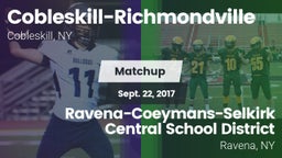 Matchup: Cobleskill-Richmondv vs. Ravena-Coeymans-Selkirk Central School District 2017