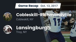Recap: Cobleskill-Richmondville  vs. Lansingburgh  2017