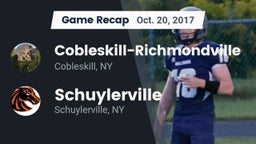 Recap: Cobleskill-Richmondville  vs. Schuylerville  2017