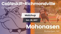 Matchup: Cobleskill-Richmondv vs. Mohonasen  2017