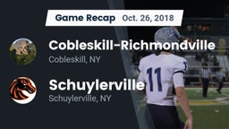 Recap: Cobleskill-Richmondville  vs. Schuylerville  2018