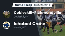 Recap: Cobleskill-Richmondville  vs. Ichabod Crane 2019