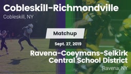 Matchup: Cobleskill-Richmondv vs. Ravena-Coeymans-Selkirk Central School District 2019