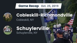 Recap: Cobleskill-Richmondville  vs. Schuylerville  2019