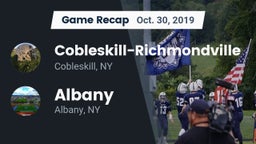 Recap: Cobleskill-Richmondville  vs. Albany  2019