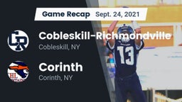 Recap: Cobleskill-Richmondville  vs. Corinth  2021