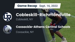 Recap: Cobleskill-Richmondville  vs. Coxsackie-Athens Central Schools 2022