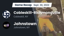 Recap: Cobleskill-Richmondville  vs. Johnstown  2022