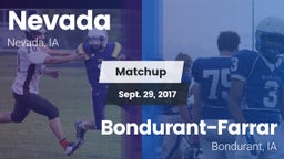 Matchup: Nevada vs. Bondurant-Farrar  2017