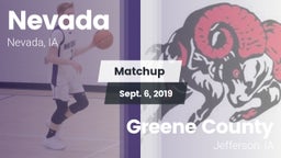 Matchup: Nevada vs. Greene County  2019