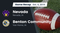 Recap: Nevada  vs. Benton Community 2019