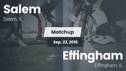 Matchup: Salem vs. Effingham  2016