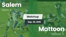 Matchup: Salem vs. Mattoon  2016