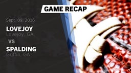 Recap: Lovejoy  vs. Spalding  2016