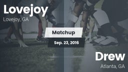 Matchup: Lovejoy vs. Drew  2016