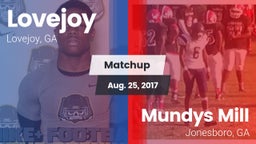 Matchup: Lovejoy  vs. Mundys Mill  2017