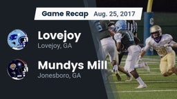 Recap: Lovejoy  vs. Mundys Mill  2017