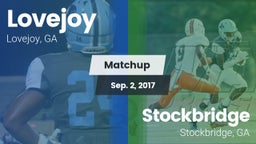 Matchup: Lovejoy  vs. Stockbridge  2017