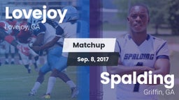 Matchup: Lovejoy  vs. Spalding  2017
